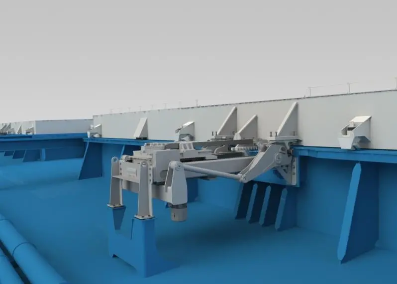 Each hatch cover panel will be operated by an electrically-driven MacRack unit