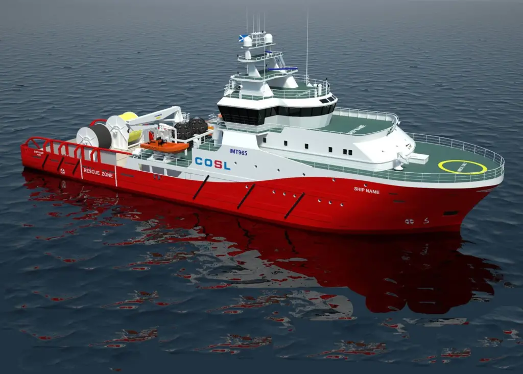 OSD-IMT is to provide design services for two Chinese seismic support ships