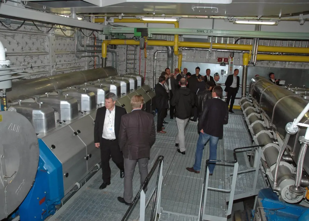 Engine room tours formed an important part of the Gas Fuelled Ships conference