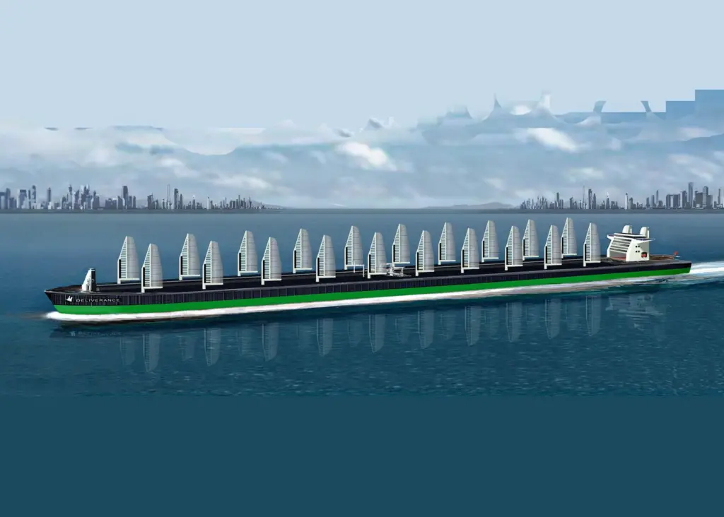 Solar hybrid super tanker concept from Sauter Carbon Offset Design