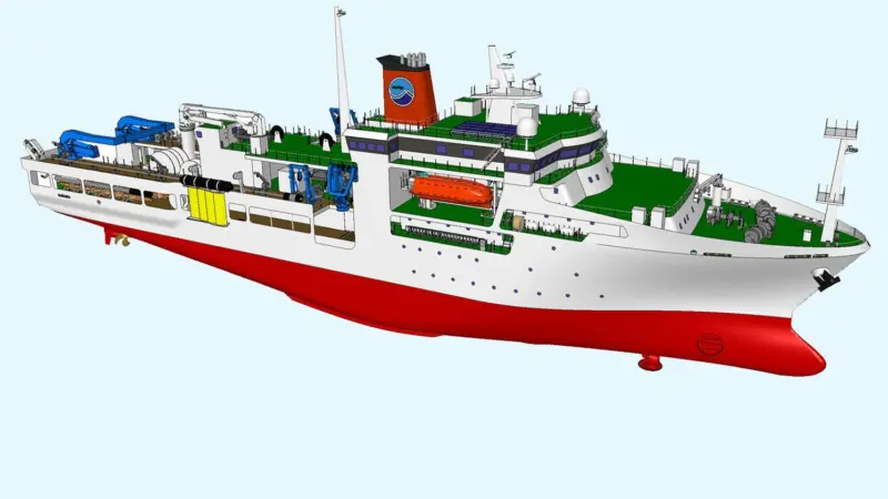 JAMSTEC’s new research ship, to be built by MHI