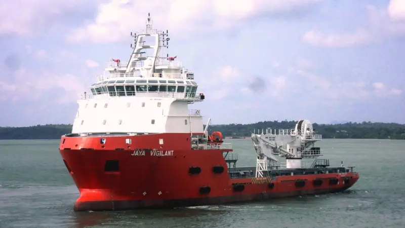 'Jaya Vigilant' has a 50 tonne subsea crane with active heave compensation