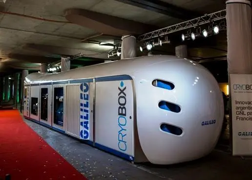 Cryobox modules will be used by Buquebus to supply LNG to the ‘Francisco’ high speed ferry