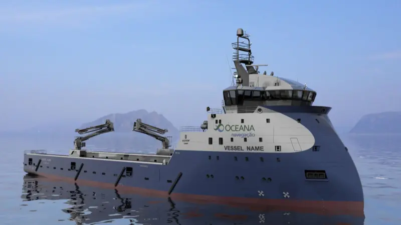 Oceana Offshore is to build two Ulstein PX105 PSVs at its new shipyard in Brazil