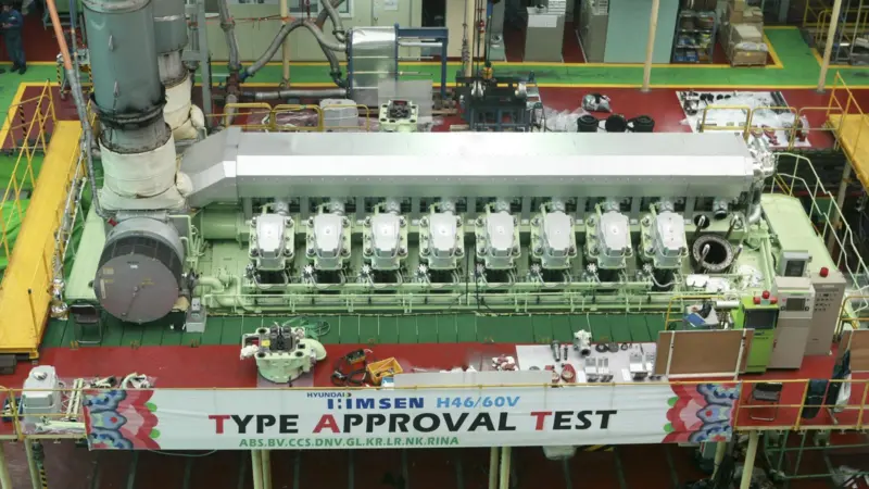 Hyundai is set to raise the competitive tempo in the wide-bore medium-speed engine market with the HiMSEN H46/60V