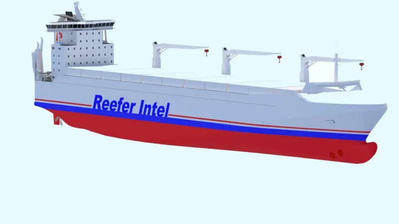 The Knud E Hansen design for Stena and Reefer Intel is targeted at the banana trade from the West Indes to Europe