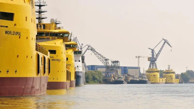 With the delivery of PSV No5, ‘World Opal’, Damen’s six-ship series for WWS is nearly complete