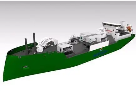 Meyer's design for an LNG bunker barge