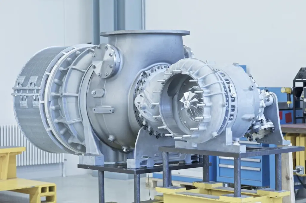 ABB’s new Power2 800-M turbocharging system is designed to achieve pressure ratios of up to 12.
