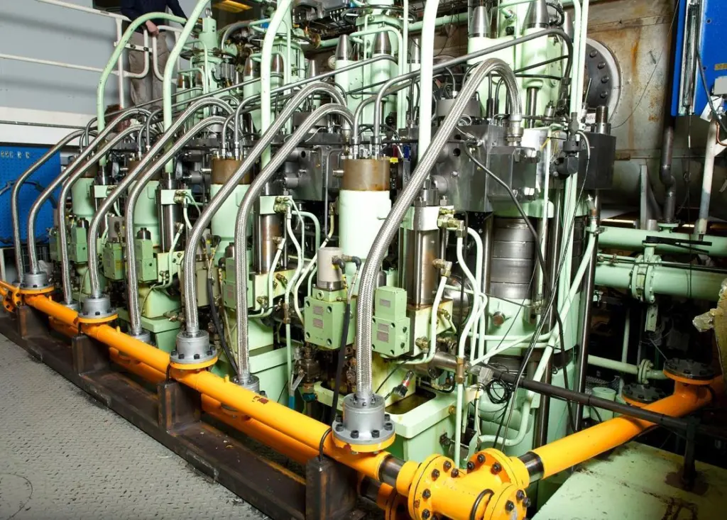 The research engine at MAN’s diesel research centre in Copenhagen