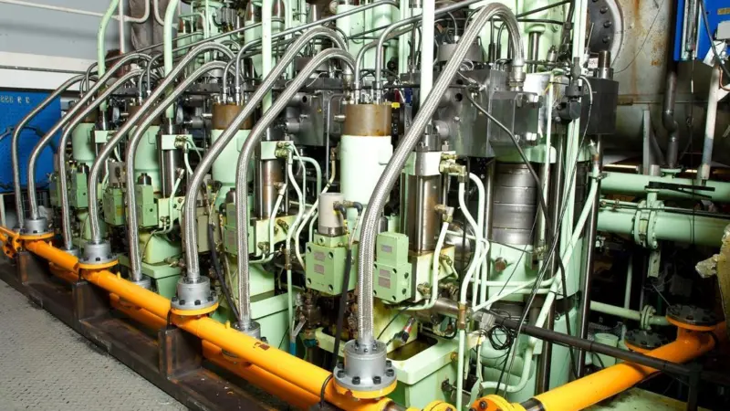 The research engine at MAN’s diesel research centre in Copenhagen