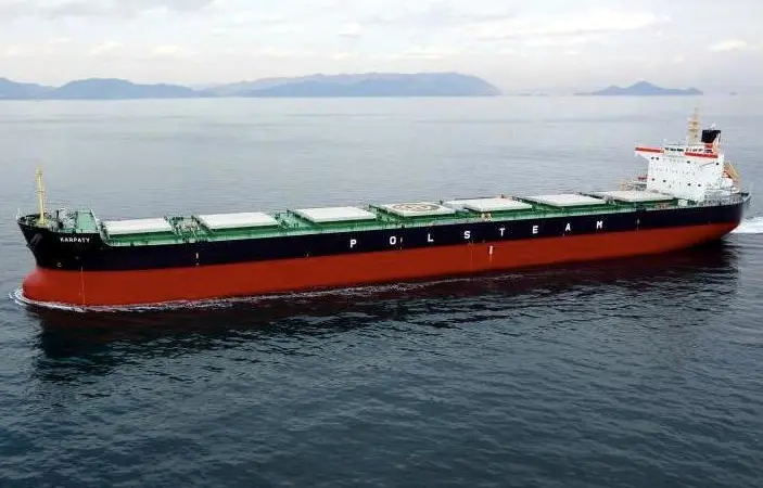 One of the existing PZ?M fleet, the 82,138dwt ‘Karpaty’