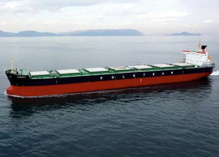 One of the existing PZ?M fleet, the 82,138dwt ‘Karpaty’