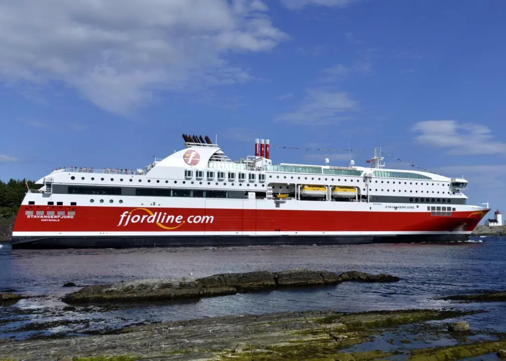 Fjord Line will soon be able to bunker its LNG ferries with passengers on board. Photo: Fjord Line