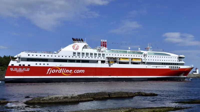Fjord Line will soon be able to bunker its LNG ferries with passengers on board. Photo: Fjord Line