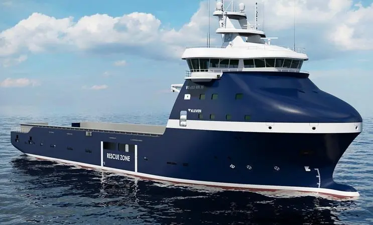 The new vessel is specially designed for operation in Arctic areas