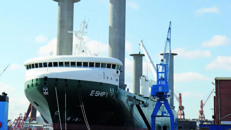 E-Ship 1 goes back to sea (Photo Enercon)