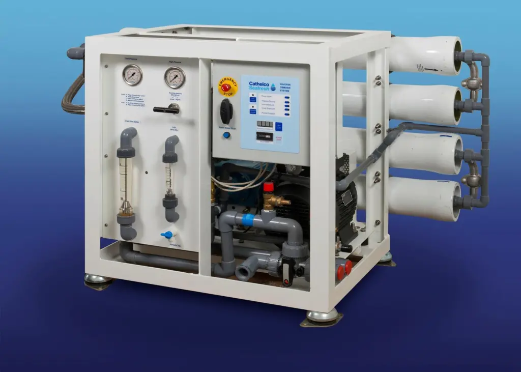 The Cathelco Seafresh “Ton” desalinator