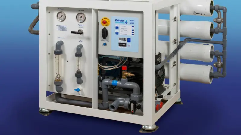 The Cathelco Seafresh “Ton” desalinator