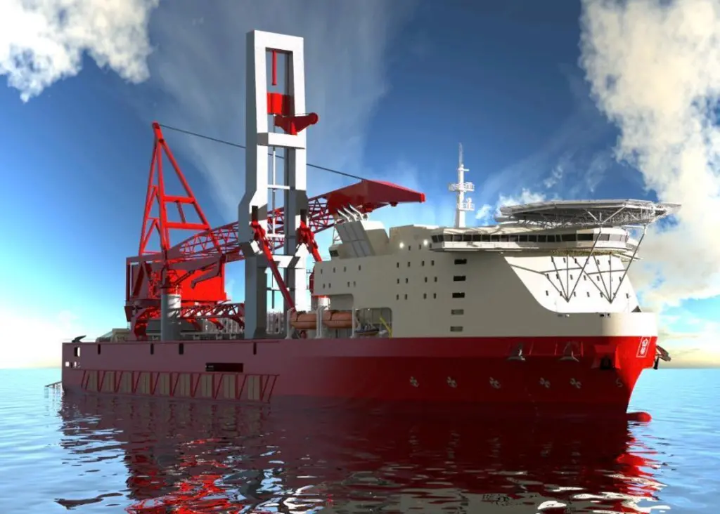 The Petrofac JSD 6000 derrick lay vessel