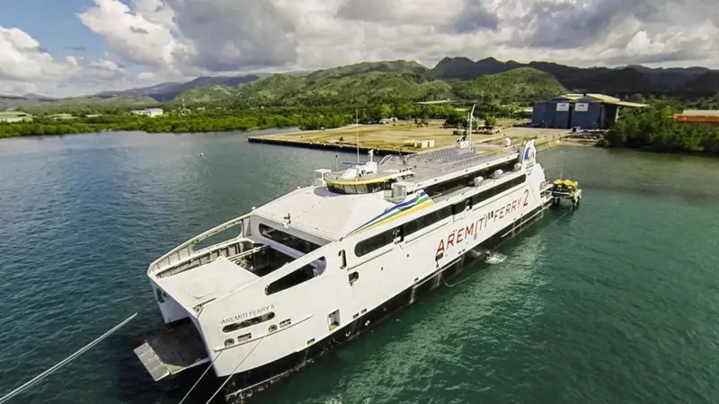 New product of Austal's stake in the Philippines shipbuilding industry, the 80m catamaran ‘Aremiti Ferry II’