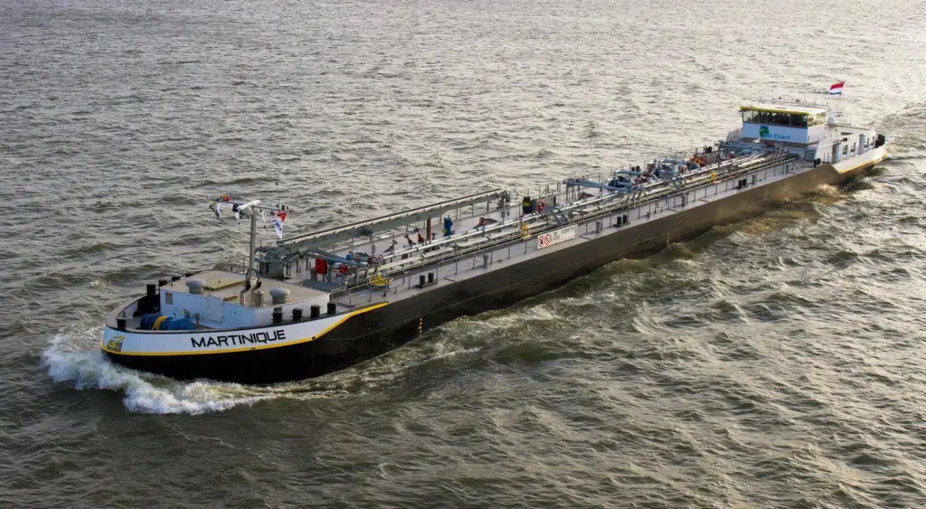 ‘MTS Martinique’; an electric hybrid powered bunker barge for Belgian ports