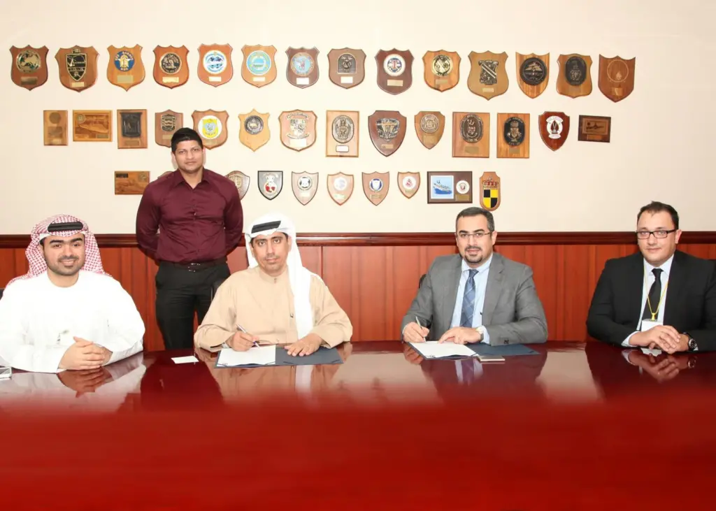 The contract was signed by Eng Ali Bin Towaih, vice president - business development, commercial and project management and Alireza Ramin Majid, country manager of DNV GL