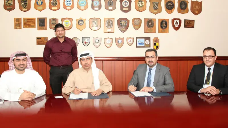 The contract was signed by Eng Ali Bin Towaih, vice president - business development, commercial and project management and Alireza Ramin Majid, country manager of DNV GL