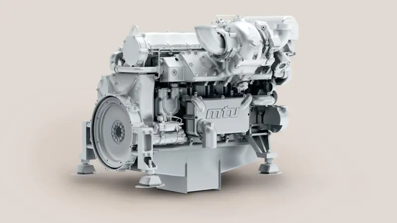 The latest MTU marine genset delivers up to 323kW and is based on the series 1600 six-cylinder inline engine