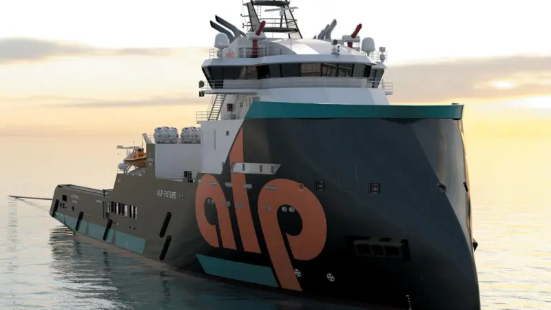 The Ulstein SX157 design vessels are being built for the Dutch company ALP Maritime Services