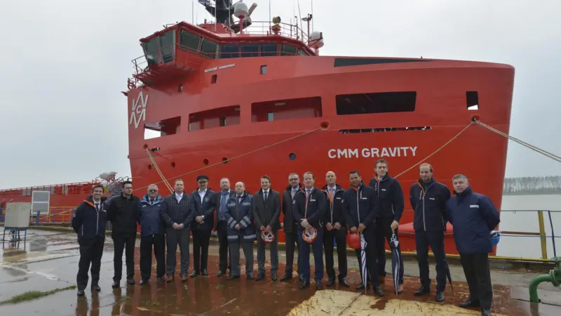 'CMM Gravity' features a 782m² deck with a 1,500 tonnes deck load capacity