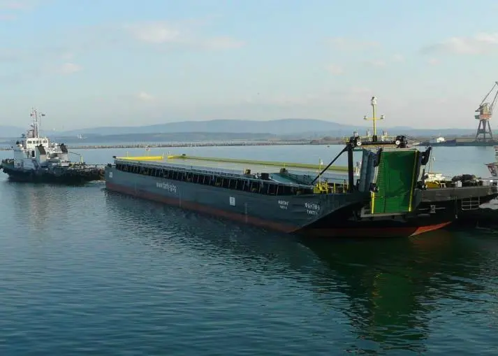 A bulk cargo carrier vessel overhauled by Bourgas Shipyards