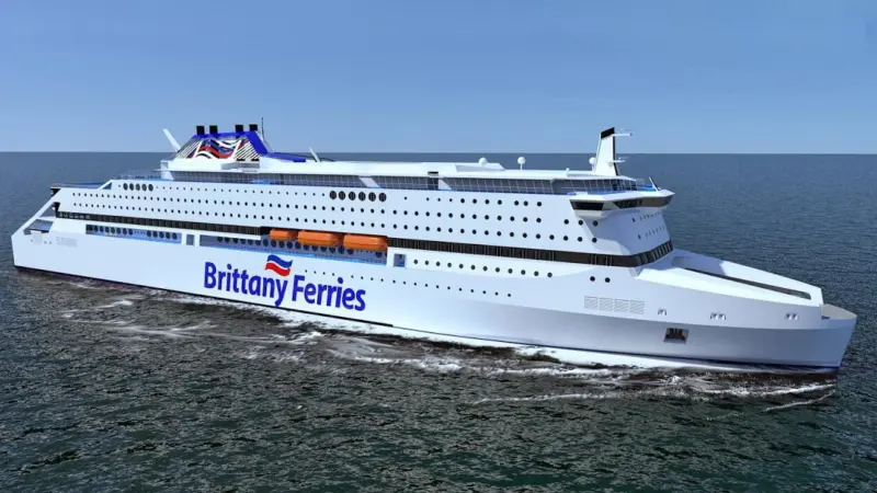 Newbuild gas-fuelled ro-pax project for Brittany Ferries (Brittany Ferries / STX France)