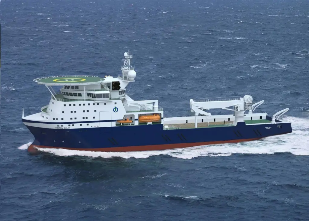 An example of the UT 797 CX multi-purpose OSV has been ordered by Island Offshore