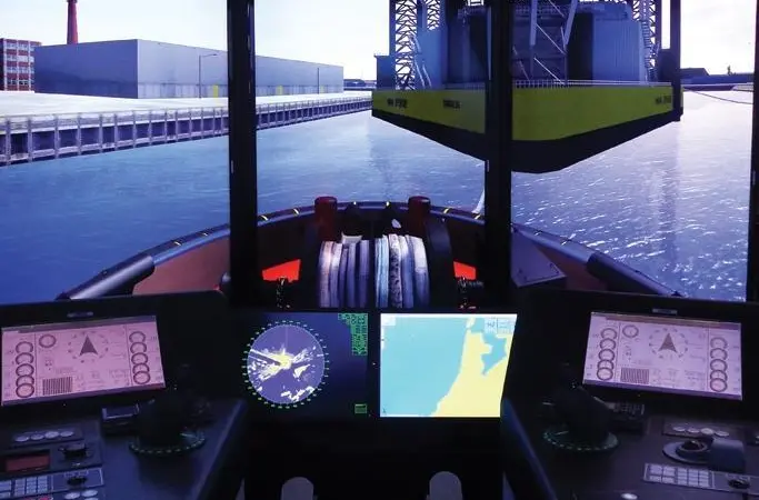 The high-tech simulator training centre has been developed specially for the tug and offshore sector