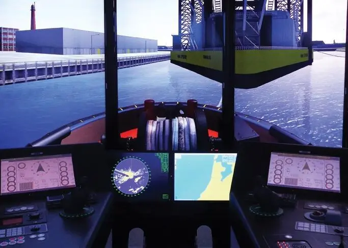 The high-tech simulator training centre has been developed specially for the tug and offshore sector