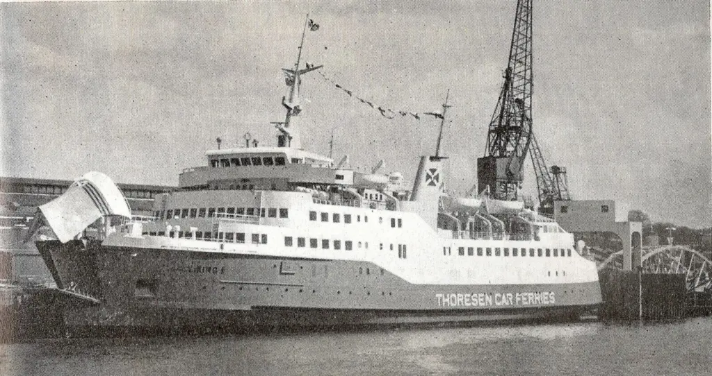 ‘Viking I’ was in many ways the forerunner of the current ro-pax ship