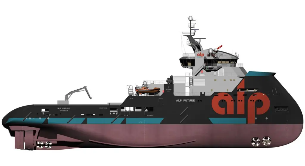 All four vessels will be equipped with 2x AEM shaft generators rated at 3150 ekW @ 1200 rpm and will have two Cat BCP1330F main propellers, two BTT625 tunnel thrusters and two BTT419 tunnel thrusters