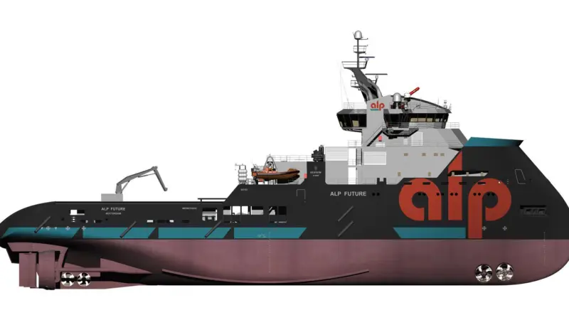 All four vessels will be equipped with 2x AEM shaft generators rated at 3150 ekW @ 1200 rpm and will have two Cat BCP1330F main propellers, two BTT625 tunnel thrusters and two BTT419 tunnel thrusters