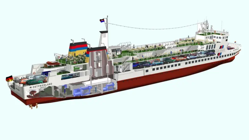 AG Ems LNG ferry Ostfriesland - due into service November