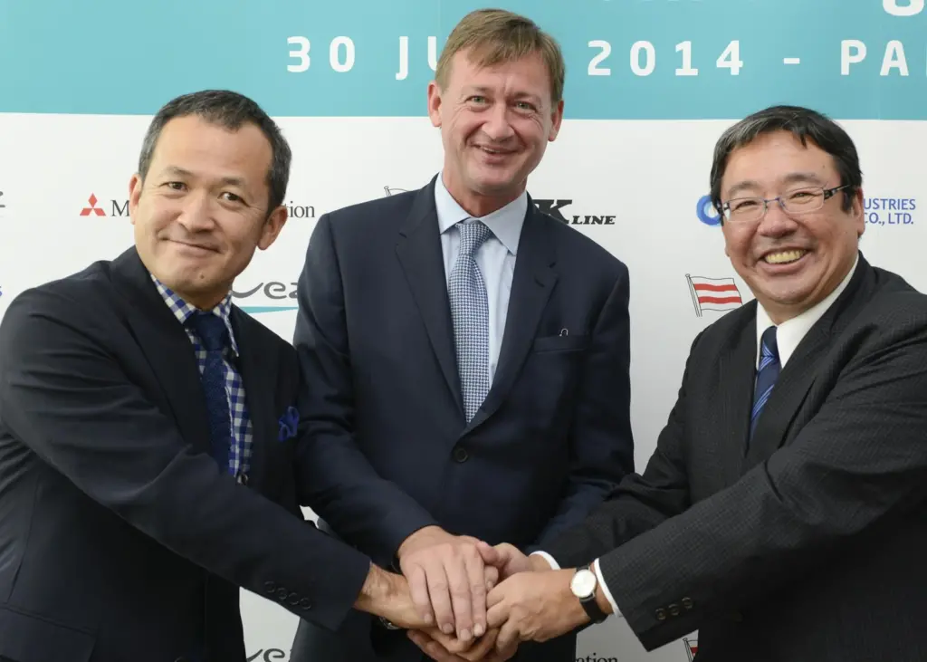 The vessel is the first project of a new partnership between NYK, GDF Suez and Mitsubishi