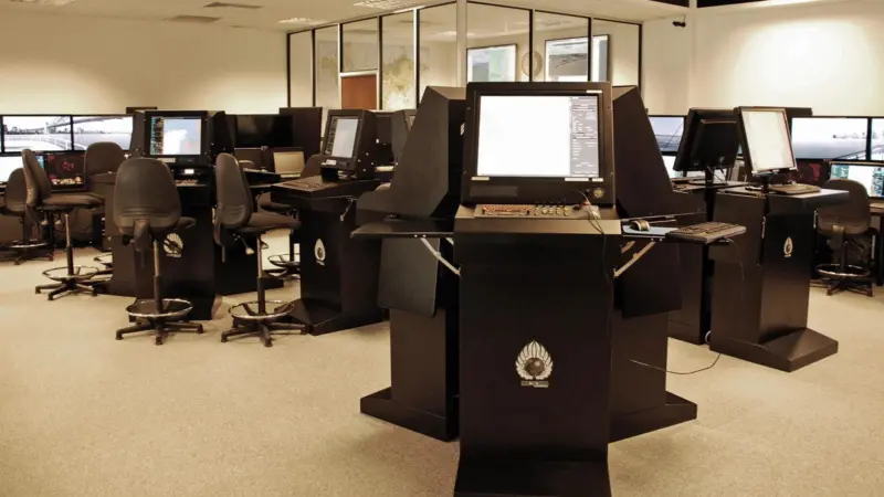 Part of the ECDIS training facility at Ecdis Ltd