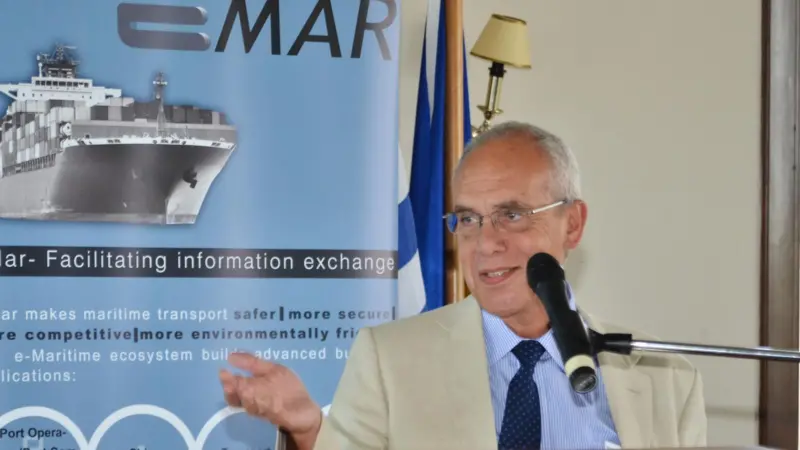 Dr Takis Katsoulakos, technical director of the eMAR Project