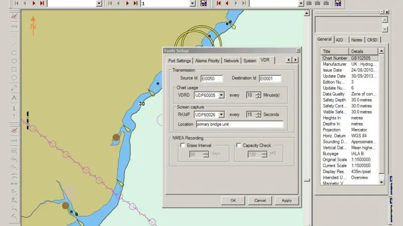 PC Maritime's Navmaster ECDIS now complies with the latest VDR standard