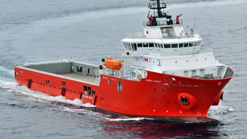The ‘Pacific Legacy’ is the second in a series of four L Class vessels for SPO Photo: JMU