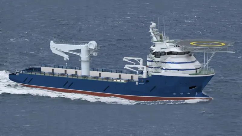 Rendering of the MT6015 MPSV to be built by Kleven for its first SE Asian customer, IES