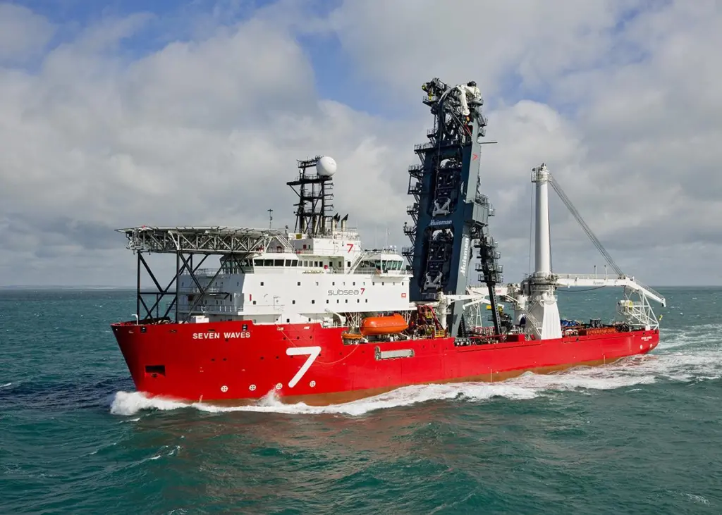 ‘Seven Waves’, designed and built for work in the Brazilian offshore fields