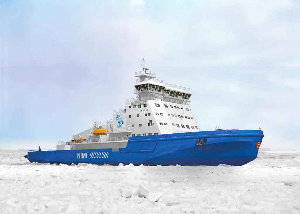 LNG-fuelled icebreaker for the Finnish Transport Authority (Aker Arctic)