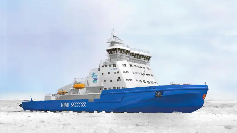 LNG-fuelled icebreaker for the Finnish Transport Authority (Aker Arctic)
