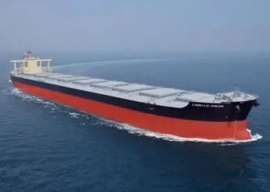 MOL’s latest bulk carrier - of a similar type to this ship - makes use of a new ductile steel material developed in Japan